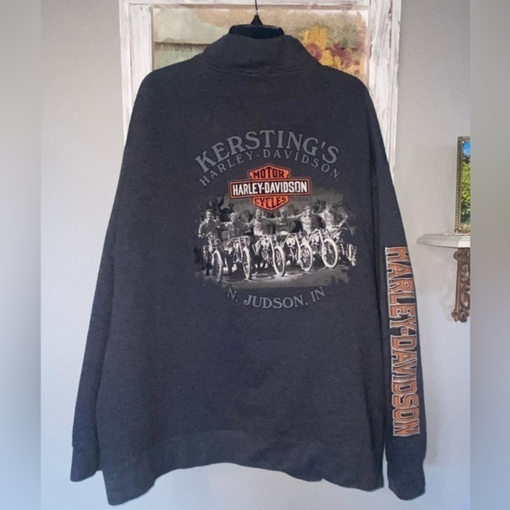 HARLEY DAVIDSON 3XL Full Zip N. Judson Indiana Jacket